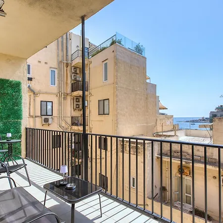 3br In Spinola Bay With Sunny Balcony And Ac Saint Julian's
